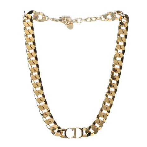 dior necklace choker gold|genuine christian dior necklace.